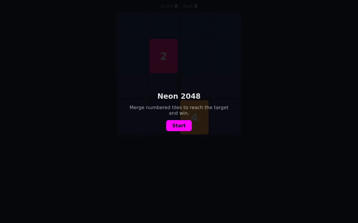 霓虹2048