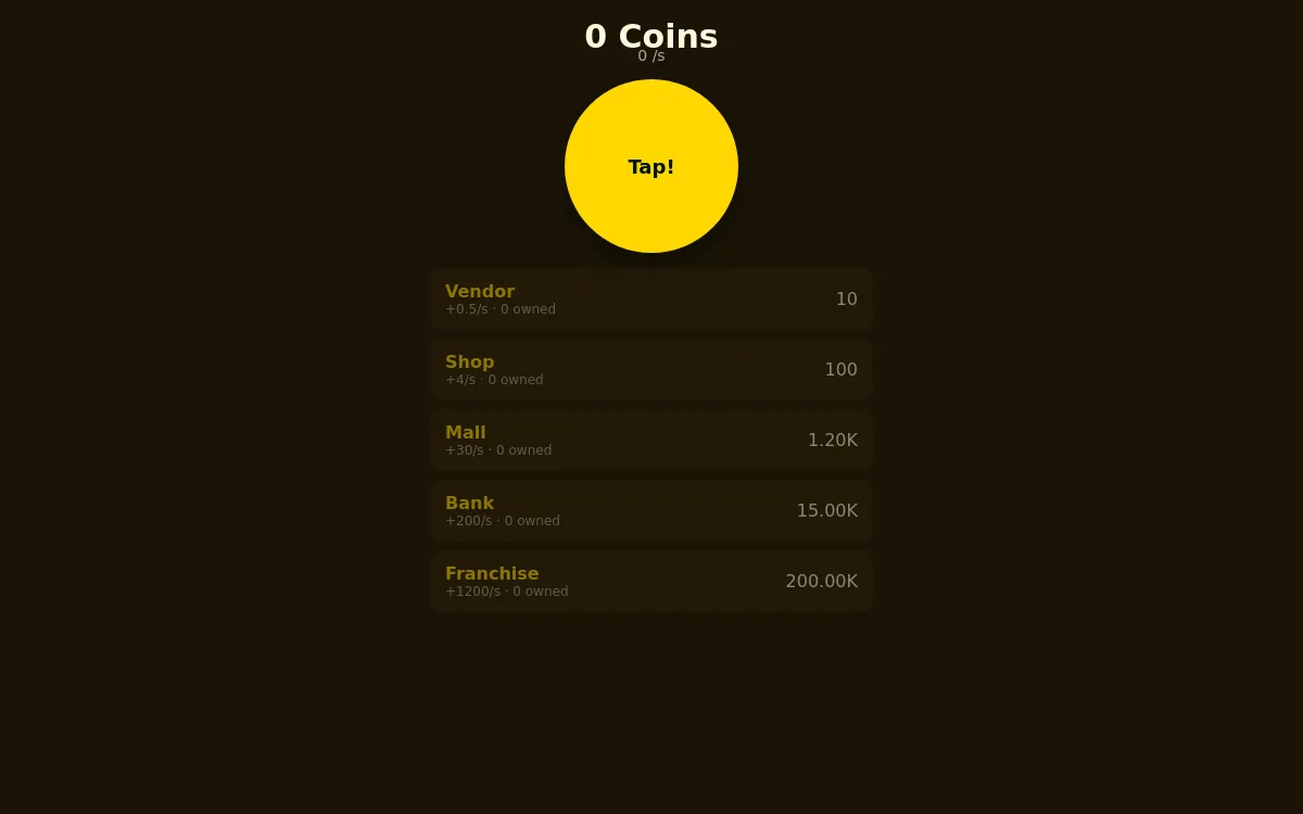 Coin Tycoon