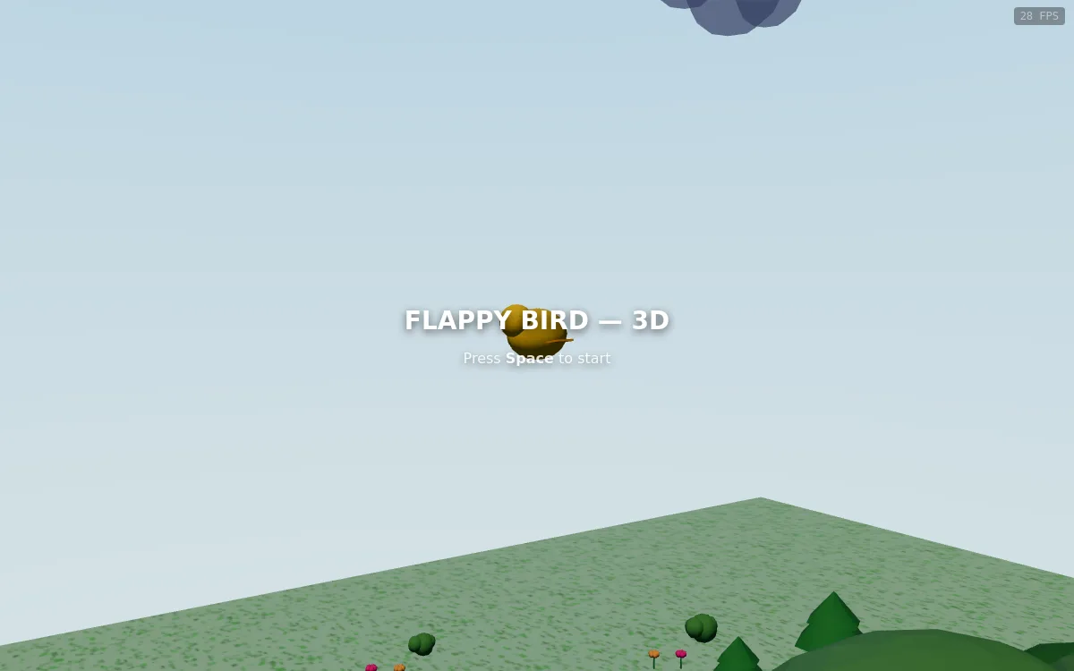 3D旋转Flappy鸟