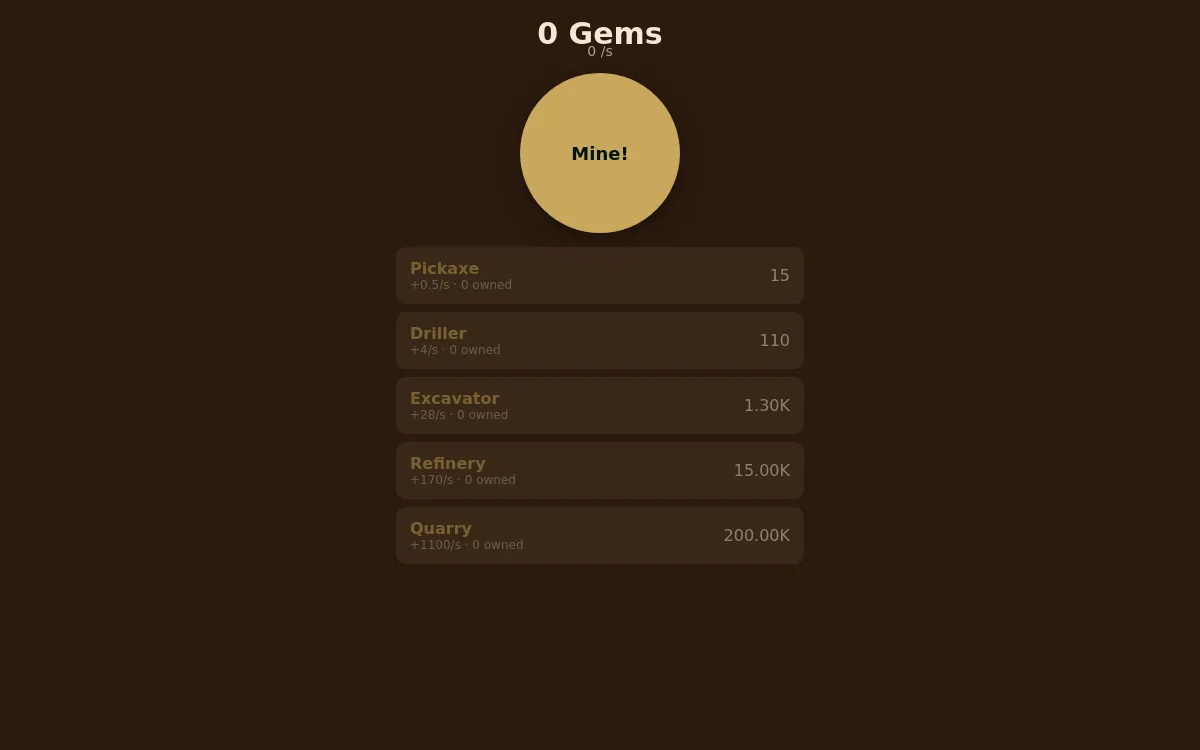 Gem Miner