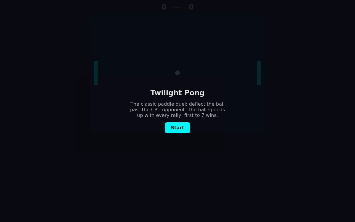 Twilight Pong