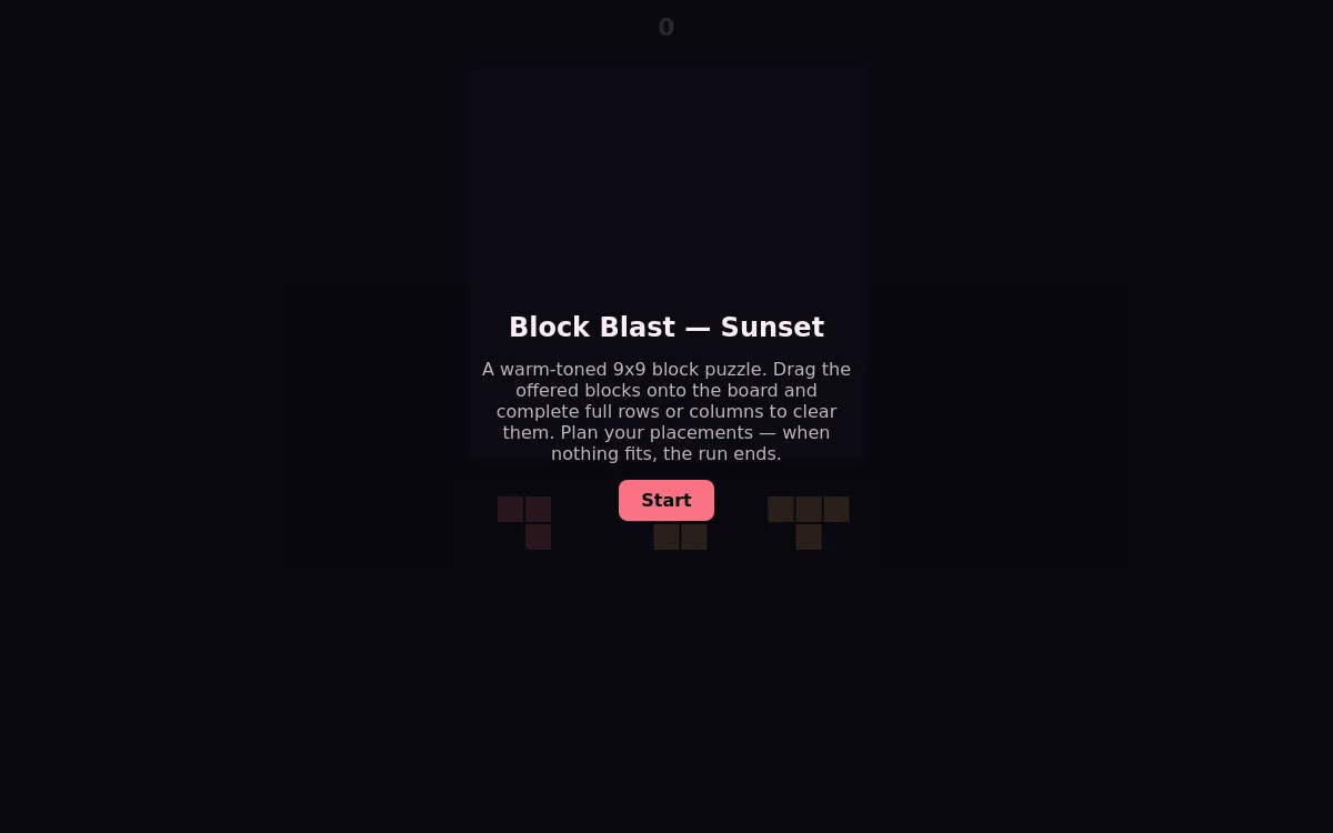 Block Blast — 日落