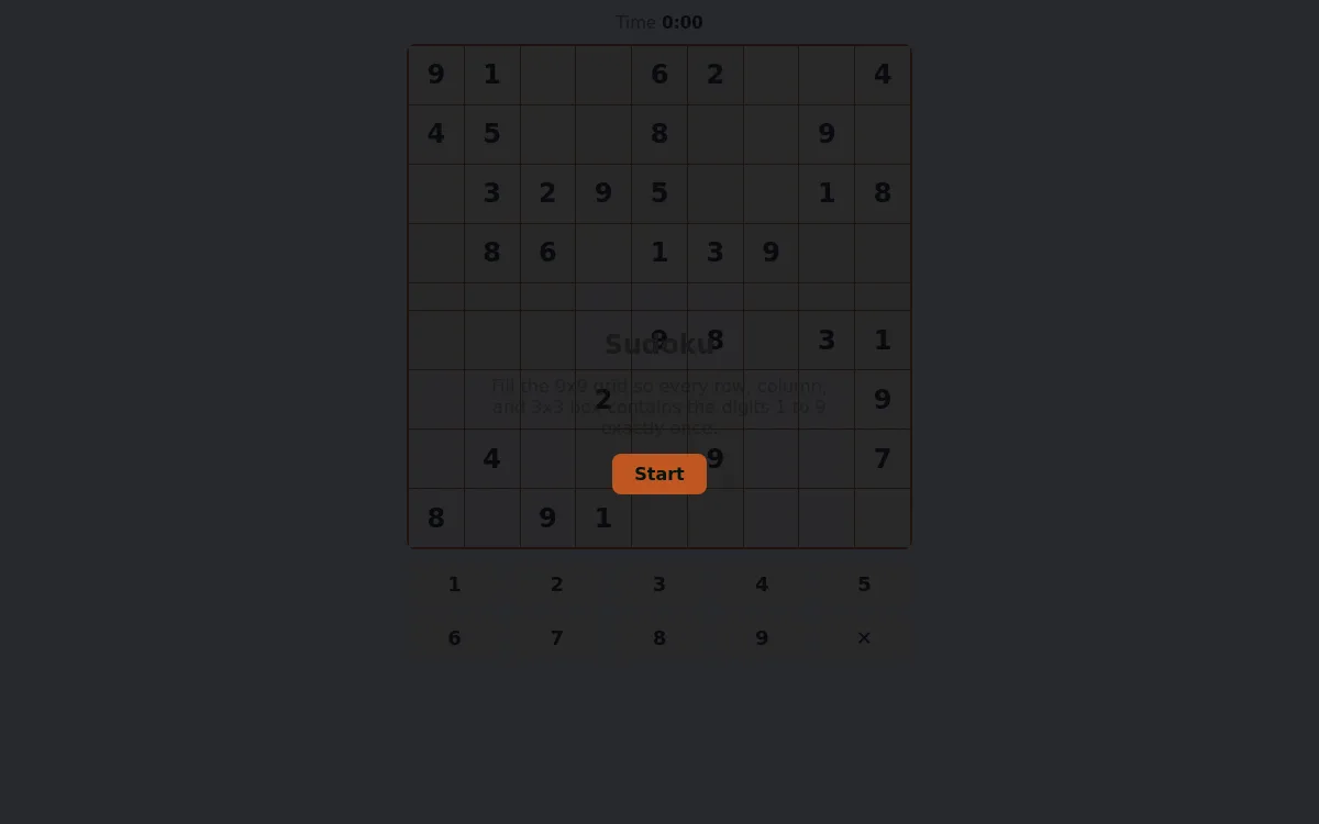 Newsprint Sudoku