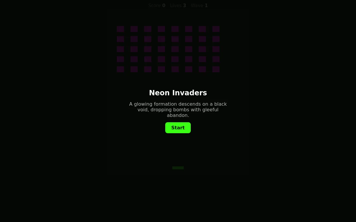 Neon Invaders